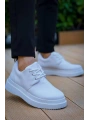 KB-X3  Kuback Beyaz Cilt Bağcıklı  Günlük Erkek  Ayakkabı