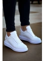 KB047  Kuback Beyaz Cilt Günlük Erkek  Ayakkabı