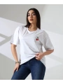Kiraz işlemeli tişört