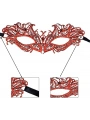Kırmızı Dantel Masquerade Maskesi 5 No