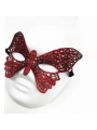 Kırmızı Dantel Masquerade Maskesi 7 No