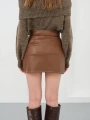 Kontrast deri etek kahve w260015