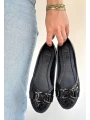 Lawy Siyah Rugan Babet Ayakkabı
