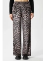 Leopar desen pantolon