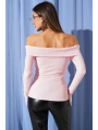 Madonna Çapraz Yaka Bluz Pembe t4331