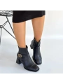 Mejjo Siyah Cilt Topuklu Bot