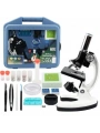 Mikroskop Taşınabilir Set 28 Parça Eğitim Mikroskop Kiti 300x 600x Ve 1200x Çocuklara