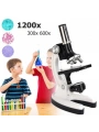 Mikroskop Taşınabilir Set 28 Parça Eğitim Mikroskop Kiti 300x 600x Ve 1200x Çocuklara
