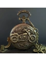 Motor Tasarımlı Köstekli Antika Saat