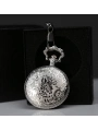 Özel Kutulu Tren Temalı Gümüş Köstekli Saat Alk4657