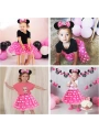 Pembe Fiyonklu Minnie Mouse Tacı Mini Kulak
