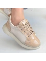 Piona Bej Rugan Bağcıklı Spor Ayakkabı