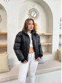 Puffer kısa mont siyah st25534