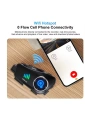 Q28 2x 2 Eşleşmeli Motosiklet Kask Bluetooth Kulaklık 1080p Kamera Su Geçirmez Intercom