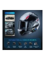 Q28 Motosiklet Kask Bluetooth Kulaklık 1080p Kamera Interkom Kulaklık Su Geçirmez Intercom