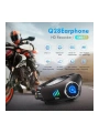 Q28 Motosiklet Kask Bluetooth Kulaklık 1080p Kamera Interkom Kulaklık Su Geçirmez Intercom