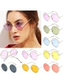 Renkli Lennon Retro İmaj Gözlükleri 6 Renk 6 Adet