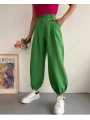 Şalvar pantolon yeşil s23202