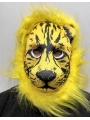 Sarı Yeleli Sarı Saçlı Aslan Maskesi Mega Peluş 2 No