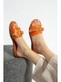 Sene Turuncu Cilt Terlik
