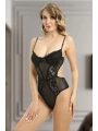 Siyah Dantelli Bodysuit - 623s