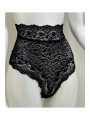 Siyah Dantelli Yüksek Bel Külot Venüs-k1013