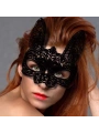 Siyah Renk Dantel Kesim Dantel İşlemeli Balo Parti Maskesi 7 No