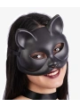 Siyah Renk Lüks Kedi Maskesi 12x13 Cm