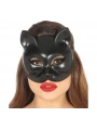 Siyah Renk Lüks Kedi Maskesi 12x13 Cm