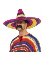 Sombrero Meksika Şapkası Renkli Örme Hasır Yetişkin Boy