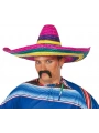 Sombrero Meksika Şapkası Renkli Örme Hasır Yetişkin Boy