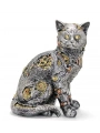 Steampunk Polyester Kedi Figürü Alk2454