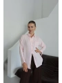 Tek cepli müslin gömlek pembe pt