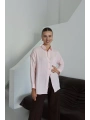 Tek cepli müslin gömlek pembe pt