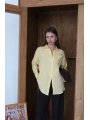 Tek cepli müslin gömlek sarı