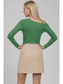 Tek Omuz İpli Bluz Yeşil T4328