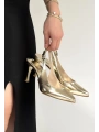 Uster Gold Rugan Topuklu Ayakkabı