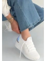 Weor Beyaz Triko Bağcıklı Spor Ayakkabı