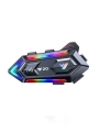 Y20 Motor Kurye Kask Kulaklık Rgb Modlu Bluetooth Motosiklet Kulaklık 5.3 Bluetooth Interkom