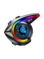 Y21 Rgb Işık Efektli Intercom Bluetooth Motosiklet Kask Kulaklığı Intercom Kulaklık