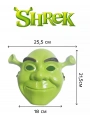 Yeşil Shrek Maskesi 21x25 Cm