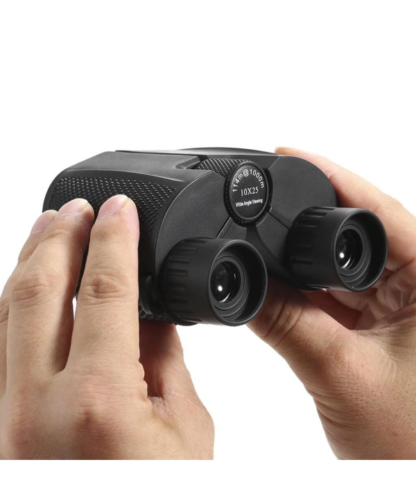10x25 Kompakt Dürbün Yüksek Güçlü Açık Spor Teleskop Cep Kapsamı Konser Seyahat Çocuklar İçin Hediye