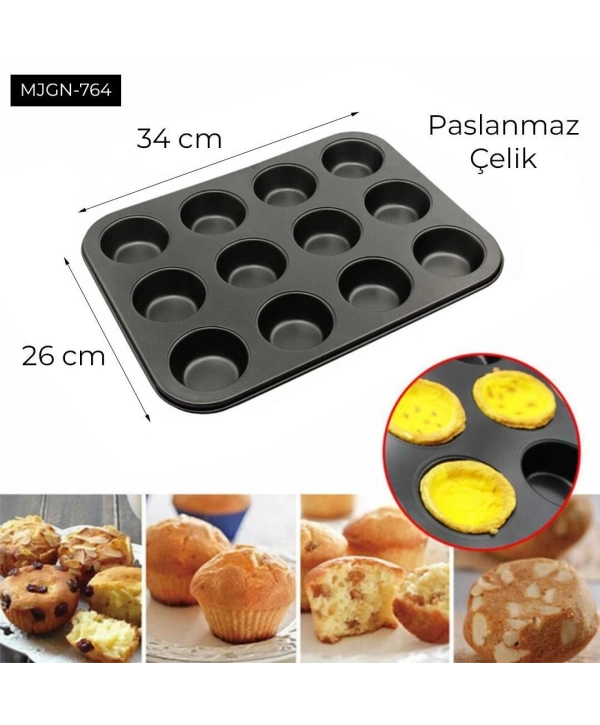 12 Gözlü Kek Kalıbı