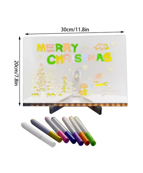 12 Inc Led Işıklı Çizim Tahtası Ayarlanabilir Stant Ve Kalemleri İle