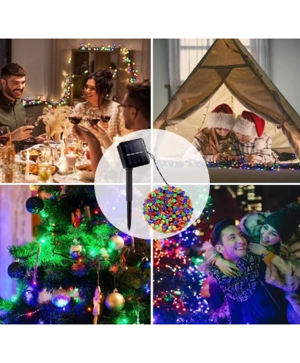 11m 100 Led Rgb Solar Mz-322