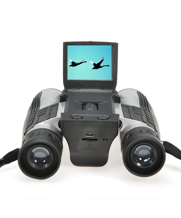 12x32 Zoom Dijital Dürbün Teleskop Kamera 5mp Cmos Sensör 2.0 İnc Tft Full Hd 1080 P Dvr Fotoğraf Video Kayıt Usb Dürbün