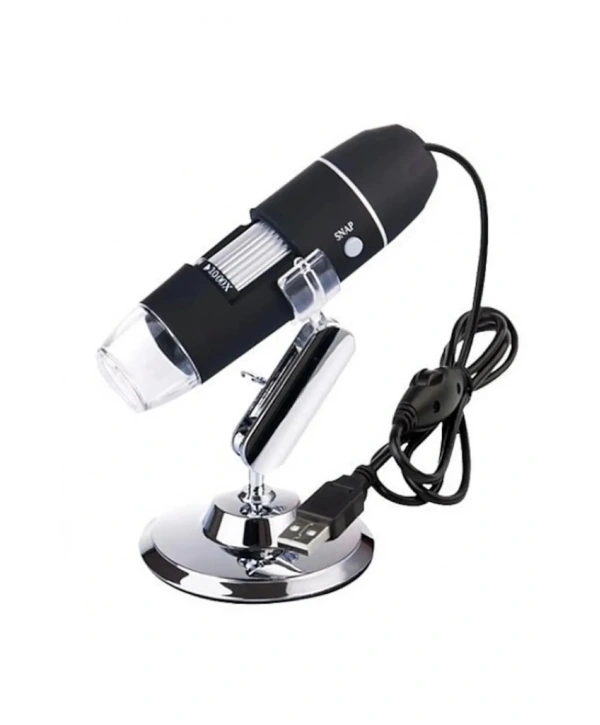 1600x Usb Dijital Mikroskop Kamera Endoskop 8led Büyüteç Metal Standı