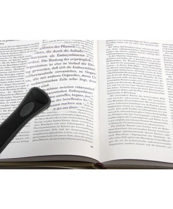 2 Led Işıklı 2.5x90mm Okuma Büyüteç