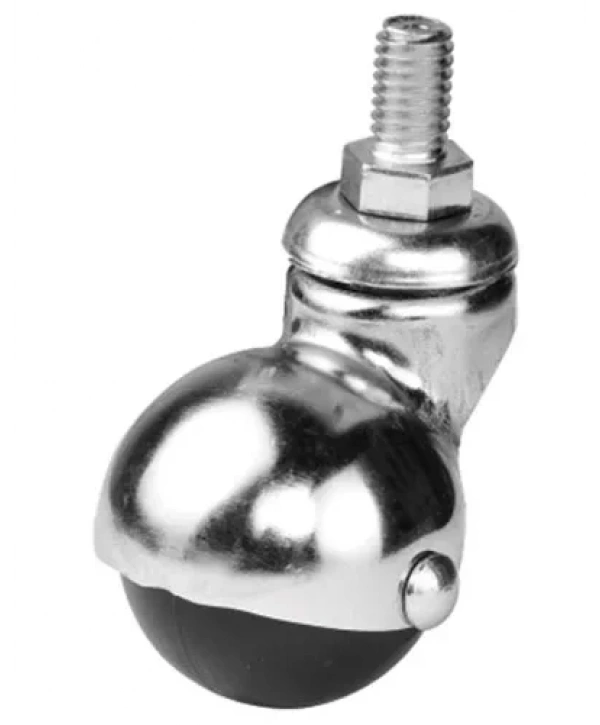 205 - 40 Mm Küre Krom Vidalı Teker 4 Adet