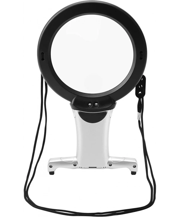 2x 6x Led Eller Serbest,boyun Asılı,dıkış,okuma İçin En Uygun Büyüteç 11b1